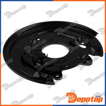 Déflecteur, disque de frein arrière gauche pour TOYOTA | HTO-TY-070, 46504-32020